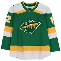 Matthew Boldy Minnesota Wild Autographed 2023-24 Green Alternate adidas Authentic Jersey