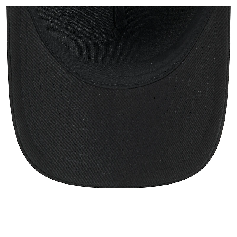 Men's New Era Black Minnesota Wild Game Day Stealth Flag 9FORTY A-Frame Adjustable Hat