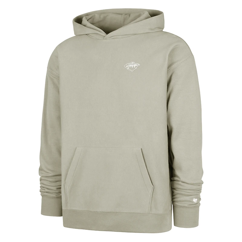 Men's '47  Gray Minnesota Wild Foundation Pullover Hoodie