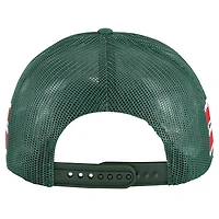Men's '47 Green Minnesota Wild Sideband Stripes Trucker Snapback Hat