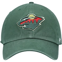 Casquette réglable '47 Green Minnesota Wild Team Clean Up pour homme