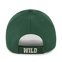 Men's '47 Green Minnesota Wild Wordmark Back Strap MVP Adjustable Hat