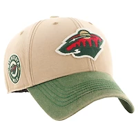 Casquette réglable '47 kaki/vert Minnesota Wild Dusted Sedgwick MVP pour hommes