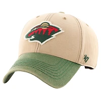 Casquette réglable '47 kaki/vert Minnesota Wild Dusted Sedgwick MVP pour hommes