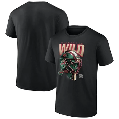 Men's Black Minnesota Wild Penalty Box T-Shirt