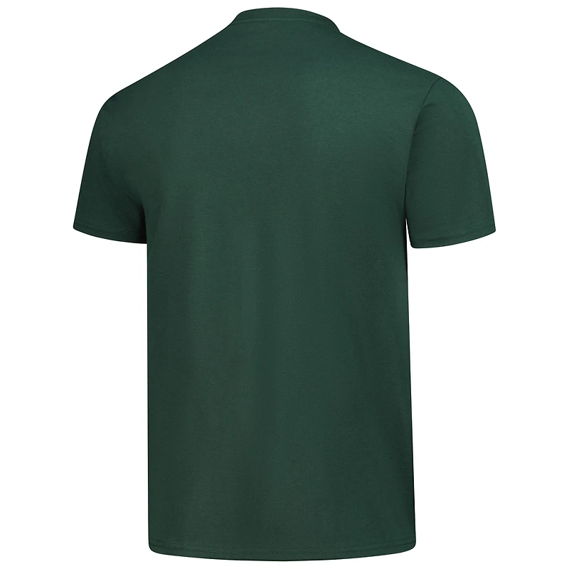 Men's Champion Green Minnesota Wild Primary Logo T-Shirt