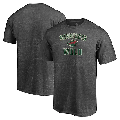 T-shirt anthracite pour homme avec motif Victory Arch des Wild du Minnesota