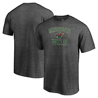 T-shirt anthracite pour homme avec motif Victory Arch des Wild du Minnesota