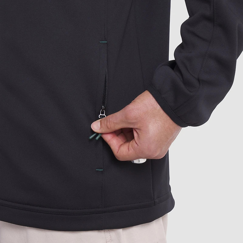 Men's Fanatics Black Minnesota Wild Authentic Pro Rink Full-Zip Jacket