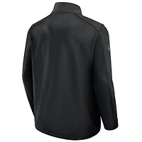 Veste zippée intégrale Fanatics noire authentique Minnesota Wild Pro Rink pour homme
