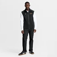 Men's Fanatics Black Minnesota Wild Authentic Pro Rink Full-Zip Vest