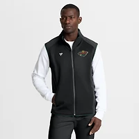 Men's Fanatics Black Minnesota Wild Authentic Pro Rink Full-Zip Vest