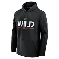 Men's Fanatics Minnesota Wild Authentic Pro Rink Hoodie