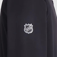 Men's Fanatics Black Minnesota Wild Authentic Pro Rink Raglan Quarter-Zip Pullover