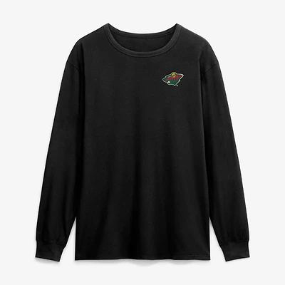 Men's Fanatics Black Minnesota Wild Game Long Sleeve T-Shirt