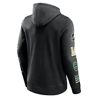 Sweat à capuche en polaire noir Minnesota Wild Winner Fanatics pour hommes