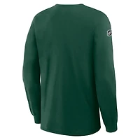 Men's Fanatics Green Minnesota Wild Authentic Pro Property Of Practice Long Sleeve T-Shirt