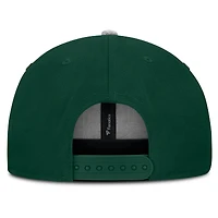Casquette snapback en loden verte Minnesota Wild Fundamentals pour homme