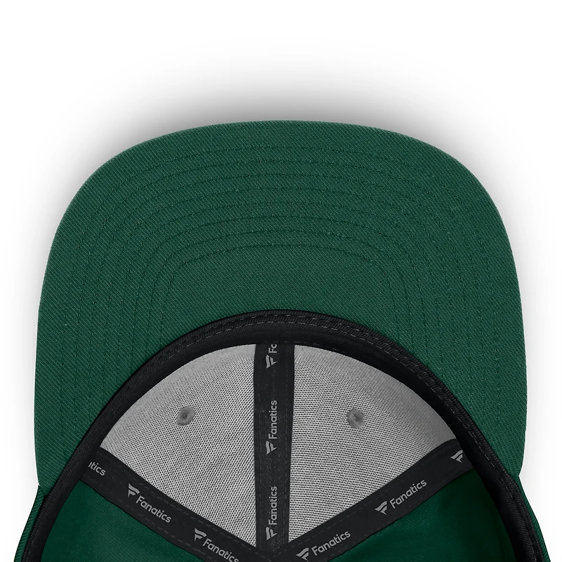 Men's Fanatics Green Minnesota Wild Fundamentals Loden Snapback Hat