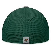 Men's Fanatics Green Minnesota Wild Fundamentals Span Flex Hat