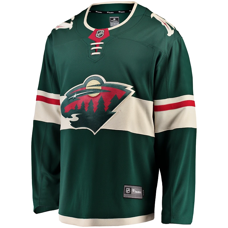Men's Fanatics Green Minnesota Wild Home Breakaway Jersey