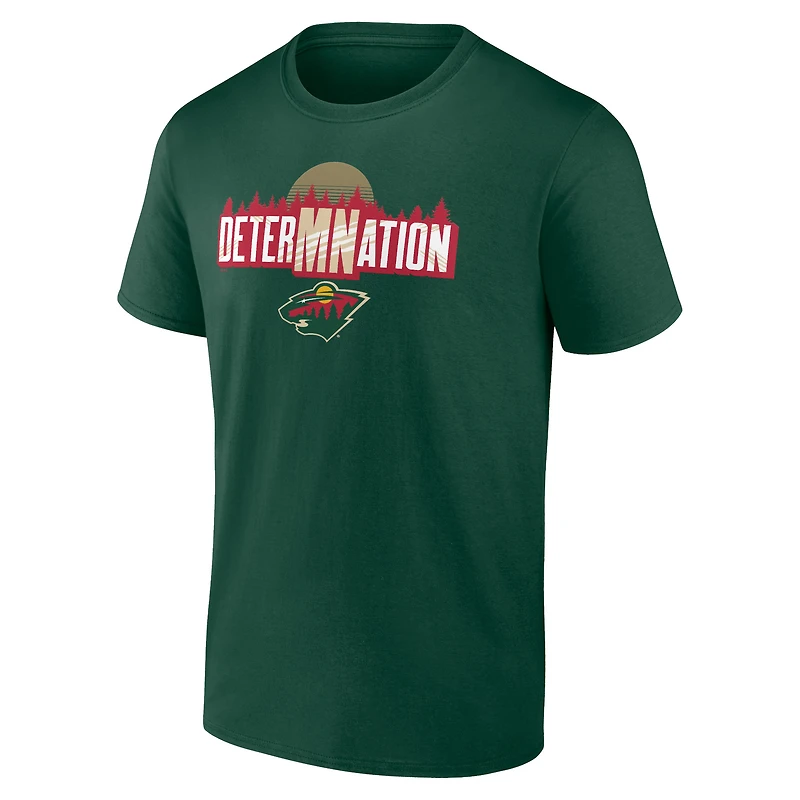 T-shirt local Fanatics vert Minnesota Wild pour hommes