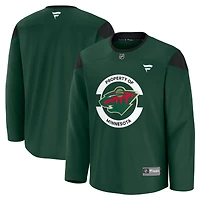 Maillot d'entraînement vert Minnesota Wild pour homme (Fanatics)