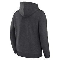 Men's Fanatics Heather Charcoal Minnesota Wild Essential Hoodie