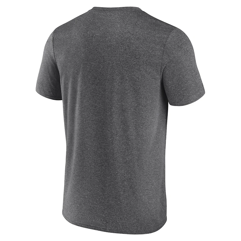 Men's Fanatics Heather Charcoal Minnesota Wild Property Of T-Shirt