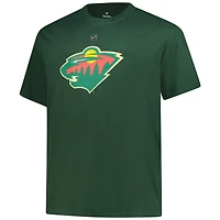 Men's Fanatics Kirill Kaprizov Dark Green Minnesota Wild Big &Tall Name & Number T-Shirt