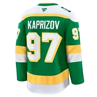 Men's Fanatics Kirill Kaprizov Green Minnesota Wild Alternate Premium Jersey