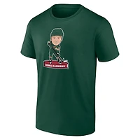 Fanatics pour hommes Kirill Kaprizov T-shirt vert Minnesota Wild Player Bobblehead