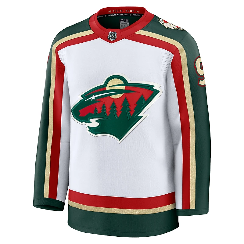 Fanatics pour hommes Kirill Kaprizov Blanc Minnesota Wild 25e anniversaire Maillot de joueur premium
