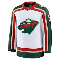 Fanatics pour hommes Kirill Kaprizov Blanc Minnesota Wild 25e anniversaire Maillot de joueur premium