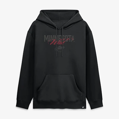 Sweat à capuche noir Fanatics Minnesota Wild pour homme