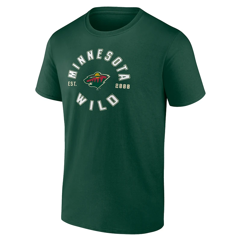 Pack combiné de t-shirts Fanatics Minnesota Wild Serve pour hommes