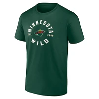 Pack combiné de t-shirts Fanatics Minnesota Wild Serve pour hommes