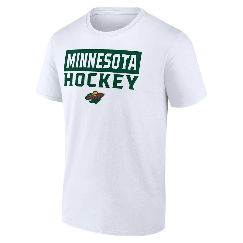 Pack combiné de t-shirts Fanatics Minnesota Wild Serve pour hommes