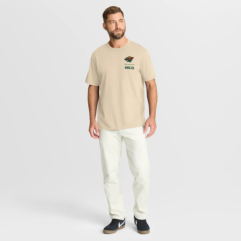 Men's Fanatics Natural Minnesota Wild Crash The Net Legacy T-Shirt