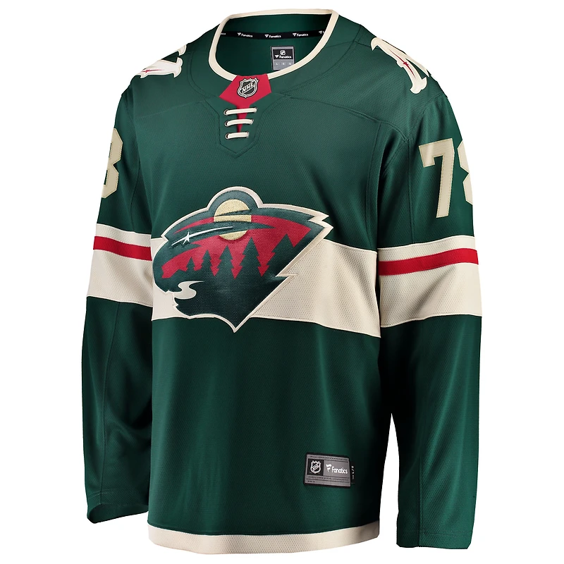 Men's Fanatics Nico Sturm Green Minnesota Wild Home Breakaway Jersey