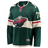 Men's Fanatics Nico Sturm Green Minnesota Wild Home Breakaway Jersey