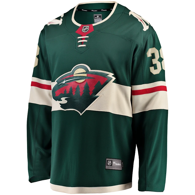 Men's Fanatics Ryan Hartman Green Minnesota Wild Home Breakaway Player Jersey