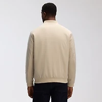 Men's Fanatics Tan Minnesota Wild Authentic Pro Road Lightweight Full-Zip Bomber Jacket