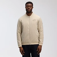 Men's Fanatics Tan Minnesota Wild Authentic Pro Road Lightweight Full-Zip Bomber Jacket