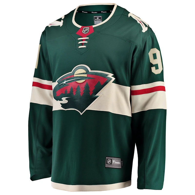 Maillot vert Vladimir Tarasenko, équipe du Minnesota Wild, à domicile, Fanatics pour hommes