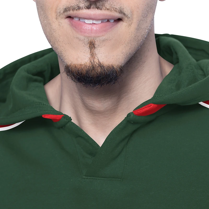 Sweat-shirt à capuche manches longues Lord Stanley vert Minnesota Wild Adaptive Wear de G-III Sports par Carl Banks pour homme