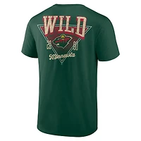 T-shirt vert Minnesota Wild Never Over pour homme