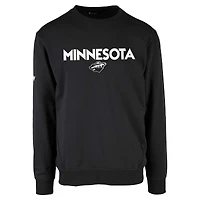 Sweat-shirt à capuche noir Minnesota Wild Zane City Capsule pour homme Levelwear