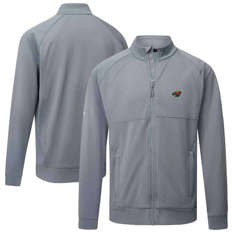 Men's Levelwear  Gray Minnesota Wild Insignia Core Full-Zip Jacket