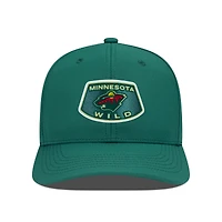Casquette Skylight Flex Minnesota Wild Rise verte pour homme de Levelwear